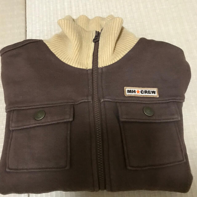 mikihouse(ミキハウス)のそら45様専用　ミキハウスニットジャケット キッズ/ベビー/マタニティのキッズ服男の子用(90cm~)(ジャケット/上着)の商品写真