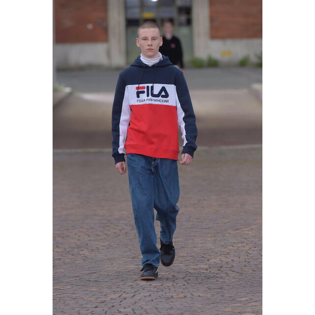 Gosha Rubchinskiy × FILA 17ss フーディー パーカー