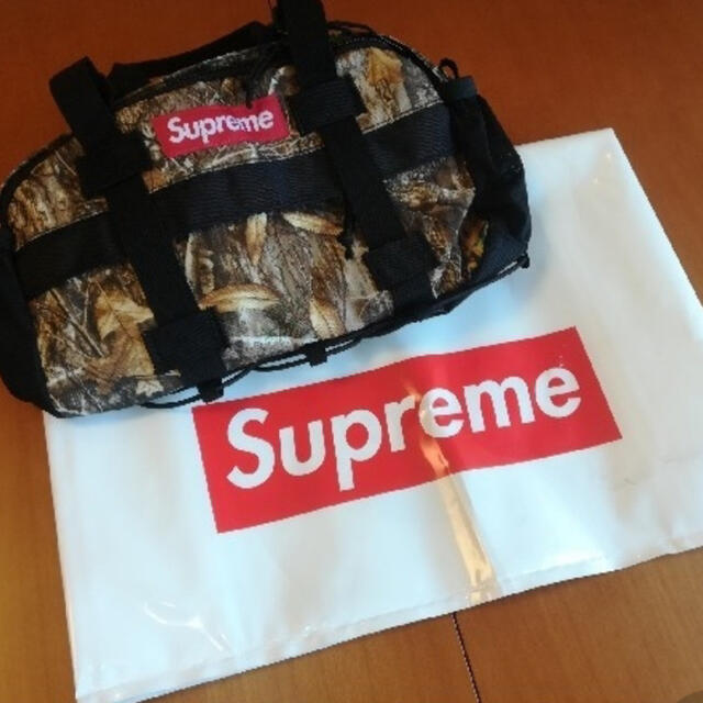 supreme waist bag treecamo