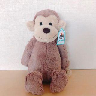 プティマイン(petit main)のjellycat  定番人気　バシュフルモンキーM 新品(ぬいぐるみ/人形)