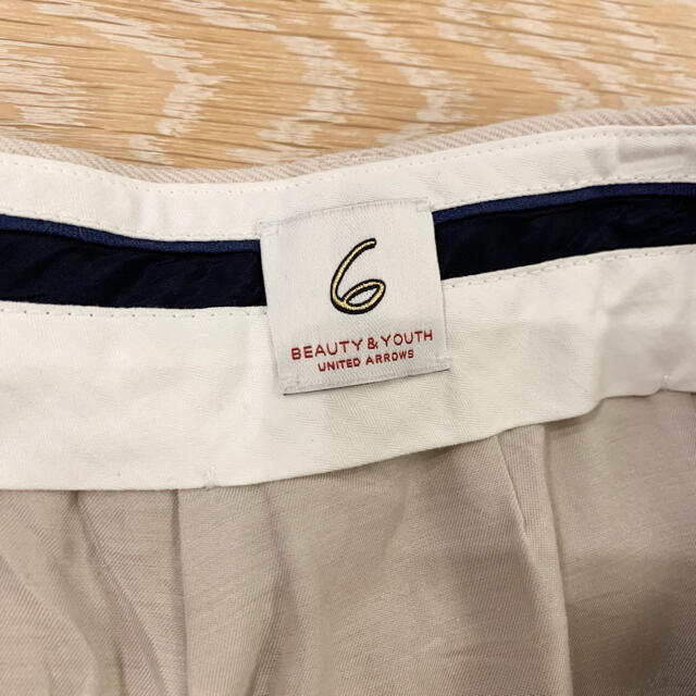 6(ROKU)>KARSEY PANTS 21FW/パンツ ホワイト34-