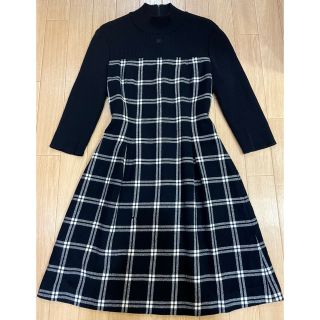 クレージュ(Courreges)の専用です。 美品 クレージュ あったかニットワンピース 七分袖(ひざ丈ワンピース)