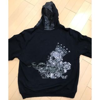 クロムハーツ(Chrome Hearts)のシルバーダガー　パーカー　Lサイズ(パーカー)