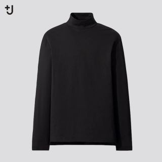 ユニクロ(UNIQLO)のUNIQLO +J スーピマコットン モックネックＴ （長袖） (Tシャツ/カットソー(七分/長袖))