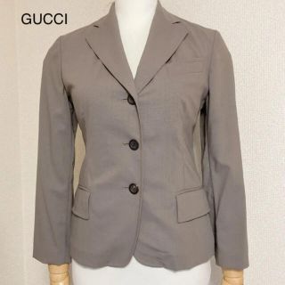 グッチ(Gucci)のグッチ　ジャケット　カーキブラウン(テーラードジャケット)