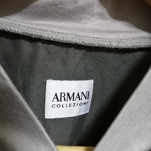 ARMANI COLLEZIONI(アルマーニ コレツィオーニ)のARMANI COLLEZIONI シャツブルゾン グレー  メンズのジャケット/アウター(ブルゾン)の商品写真