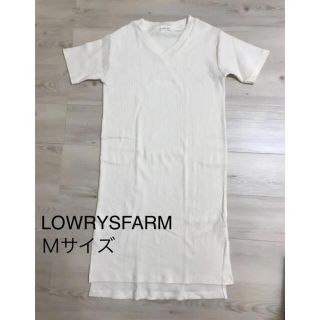 ローリーズファーム(LOWRYS FARM)のLOWRYSFARM Tシャツリブワンピース(ひざ丈ワンピース)