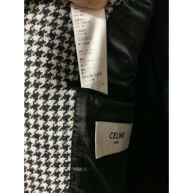 CELINE - 新品 celine 19AW 千鳥ロングオーバーコートセリーヌ CELINE - 新品 celine 19AW 千鳥ロングオーバーコートセリーヌ
