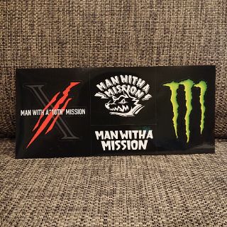 マンウィズアミッション(MAN WITH A MISSION)の非売品 MAN WI A MISSION モンスターエナジードリンク ステッカー(ステッカー)