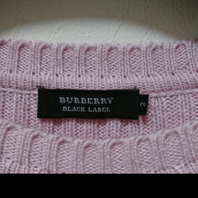 BURBERRY BLACK LABEL(バーバリーブラックレーベル)のバーバリー　ニット メンズのトップス(ニット/セーター)の商品写真