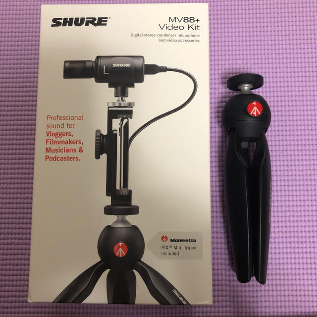 【箱あり美品】shure MV88+ video kit