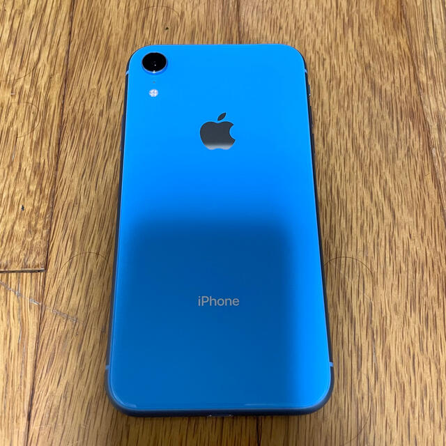 iphone XR 64GB  ブルー 付属品・ケース有 simフリー化済み