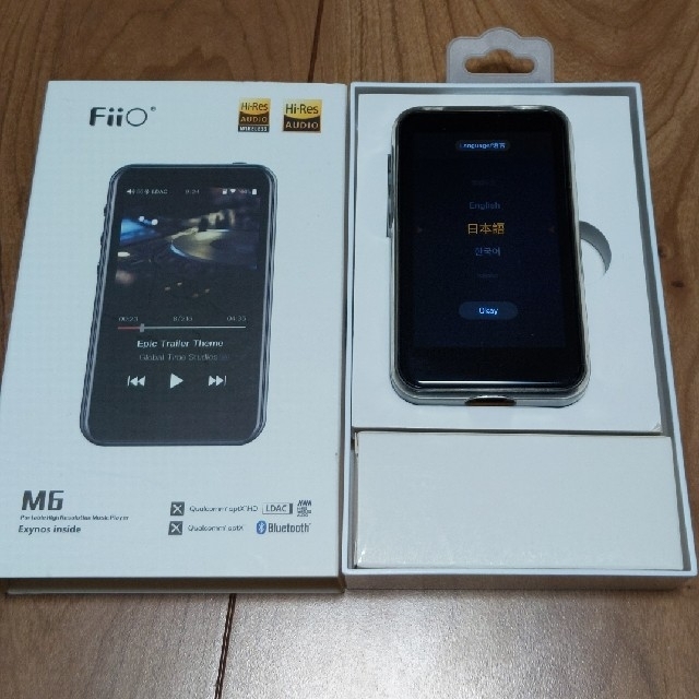 Fiio M6 中古品 スマホ/家電/カメラのオーディオ機器(ポータブルプレーヤー)の商品写真