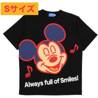 ディズニー(Disney)の新品未使用 ディズニーランド ミッキー スマイル Tシャツ S(Tシャツ(半袖/袖なし))