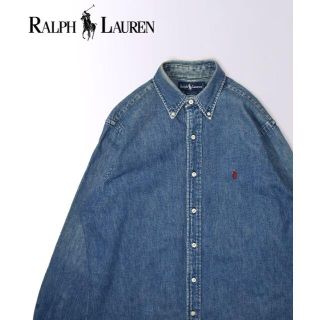 リーバイス(Levi's)の90's ラルフローレン ボタンダウン デニム シャツ(シャツ)