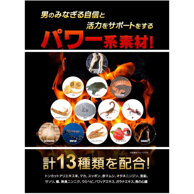 トンカットアリ マカ スッポン 赤マムシ サソリ 約1ヵ月分 アミノ酸 健康食品 食品/飲料/酒の健康食品(アミノ酸)の商品写真