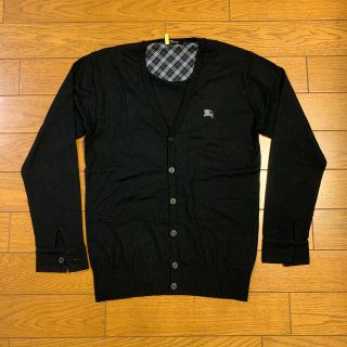 バーバリーブラックレーベル(BURBERRY BLACK LABEL)のバーバリーブラックレーベル　ニットカーディガン(カーディガン)