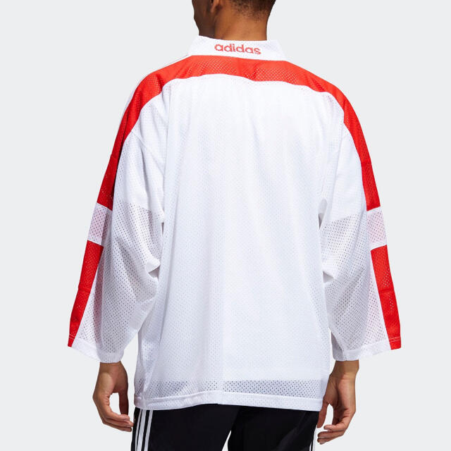 adidas(アディダス)のアディダス　トレフォイル　ブルーライナー　ホッケーシャツ　ジャージ　L メンズのトップス(Tシャツ/カットソー(半袖/袖なし))の商品写真