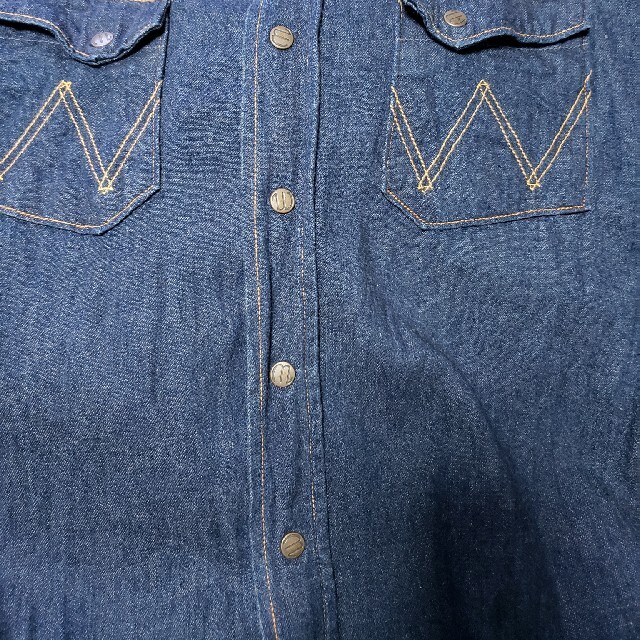 Wrangler(ラングラー)のWrangler bluebell ウエスタンシャツ 復刻   メンズのジャケット/アウター(Gジャン/デニムジャケット)の商品写真