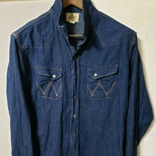 ラングラー(Wrangler)のWrangler bluebell ウエスタンシャツ 復刻  (Gジャン/デニムジャケット)