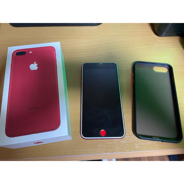 iPhone 7 Plus Red 256 GB au （simロック解除済） 再再販！ 14280円 ...