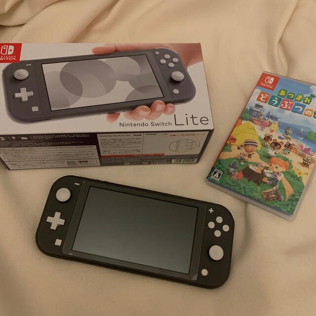 特別訳あり特価】 Nintendo Switch Liteグレー . あつまれどうぶつの森