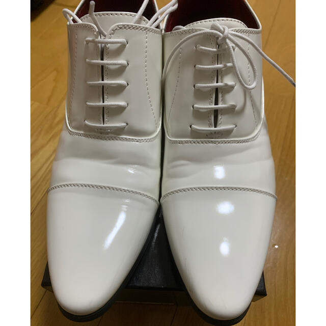 白革靴(結婚式)26㎝ メンズの靴/シューズ(ドレス/ビジネス)の商品写真