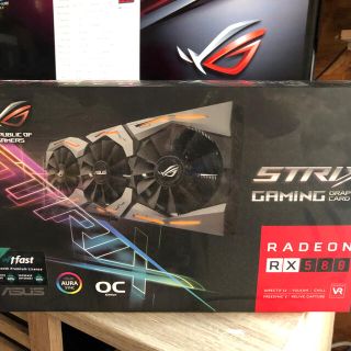 エイスース(ASUS)のasus rog-strix gaming  rx580(PCパーツ)