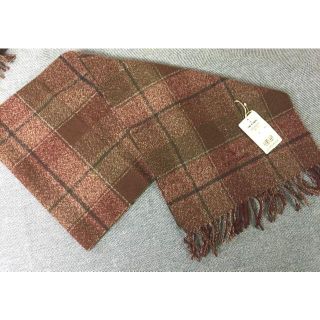 ˚✧ TRUSSARDI 新品 チェック 最高級ピュアカシミヤ100%マフラー