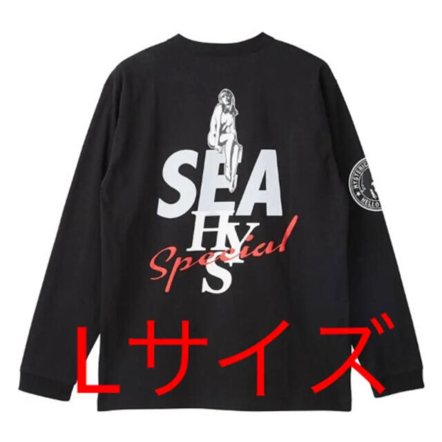 HYSTERIC GLAMOUR X WDS L/S T-SHIRT / BL - Tシャツ/カットソー(七分 ...