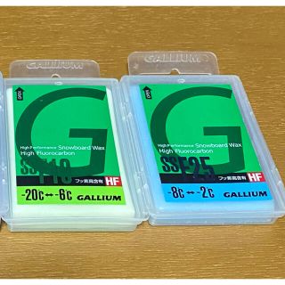 ガリウム(GALLIUM)のGALLIUM フッ素Wax 2個セット　【値下げ】(その他)