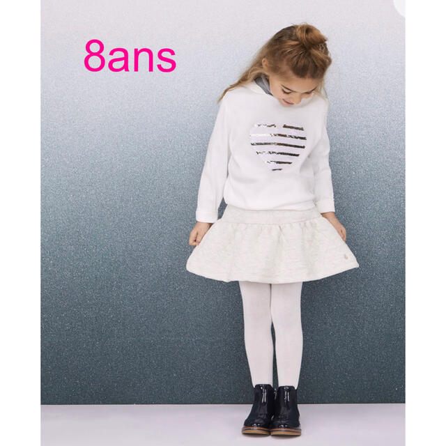 PETIT BATEAU(プチバトー)の専用　プチバトー　新品タグ付きスカート 8ans＆カットソー 6ans キッズ/ベビー/マタニティのキッズ服女の子用(90cm~)(スカート)の商品写真