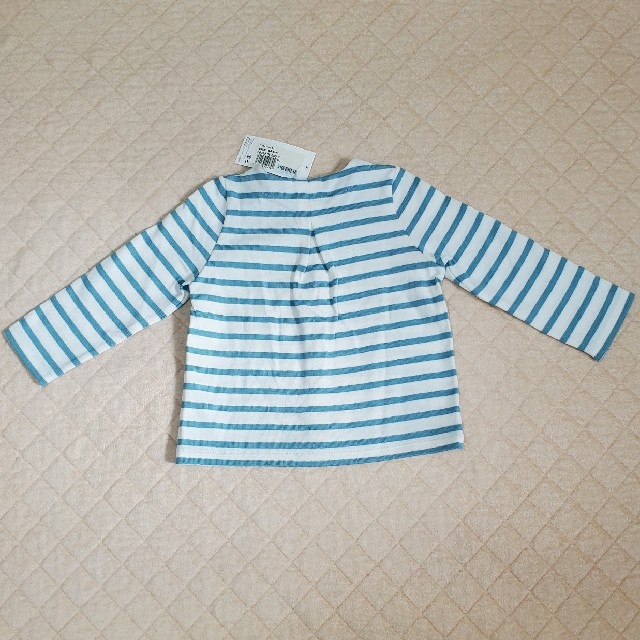 PETIT BATEAU(プチバトー)の新品タグ付★プチバトー★24M86cmコットンボーダーカーディガン キッズ/ベビー/マタニティのベビー服(~85cm)(カーディガン/ボレロ)の商品写真