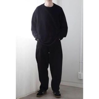 コモリ(COMOLI)のCOMOLI コモリ 20AW シルクフリース 長袖クルー 2  新品未使用(ニット/セーター)