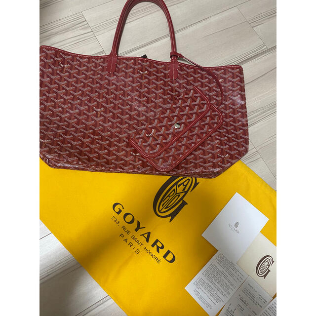 goyard ゴヤール　レッド　サンルイ　美品　正規品