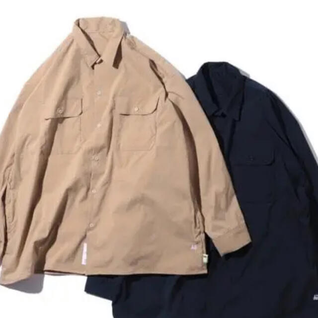 定価以下！新品SSZ A.H AH WORK SHIRT ベージュ ワークシャツ セールの