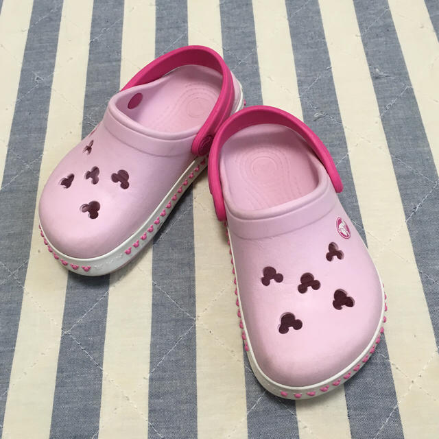 crocs(クロックス)のミッキークロックス 14㎝ キッズ/ベビー/マタニティのベビー靴/シューズ(~14cm)(サンダル)の商品写真