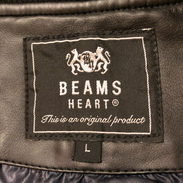 BEAMS(ビームス)のBEAMS  合成皮革　ジャケット メンズのジャケット/アウター(レザージャケット)の商品写真