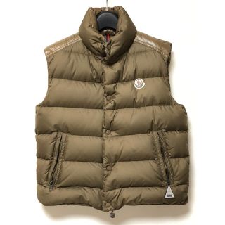 モンクレール MONCLER ダウン ベスト カーキ メンズ サイズ4