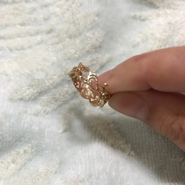 新作NEW agate ダイヤ k10 リング 透かし 13号 アガット Nkawh