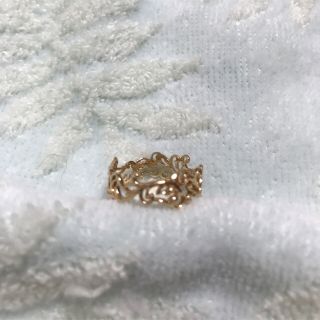 agete - アガット 透かしリング YG K10 13号の通販 by ふーこ's shop