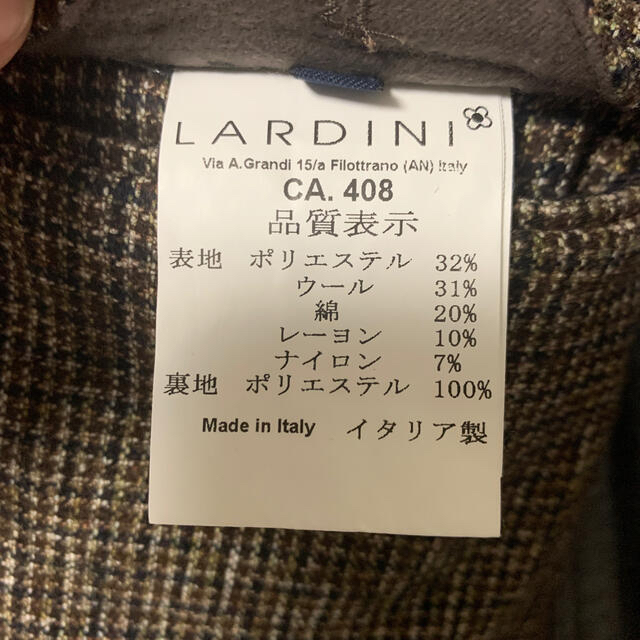 UNITED ARROWS(ユナイテッドアローズ)のLARDINI チェスターコート ハウンドトゥース UNITED ARROWS メンズのジャケット/アウター(チェスターコート)の商品写真