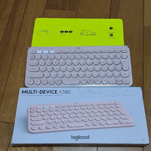 logicool キーボード ピンク