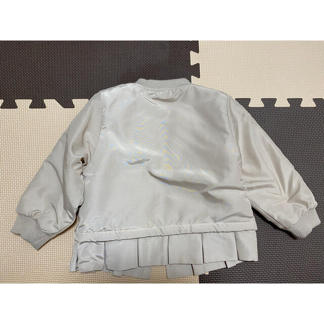 petit main(プティマイン)のpetit main‪‪❤︎‬裾フリルブルゾン キッズ/ベビー/マタニティのキッズ服女の子用(90cm~)(ジャケット/上着)の商品写真