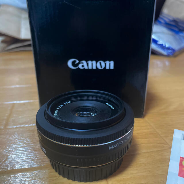 Canon(キヤノン)のCanon 単焦点レンズEFS24mm f2.8 STM スマホ/家電/カメラのカメラ(レンズ(単焦点))の商品写真