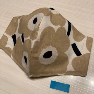 マリメッコ(marimekko)の立体　インナーマスク　ベージュ2(その他)