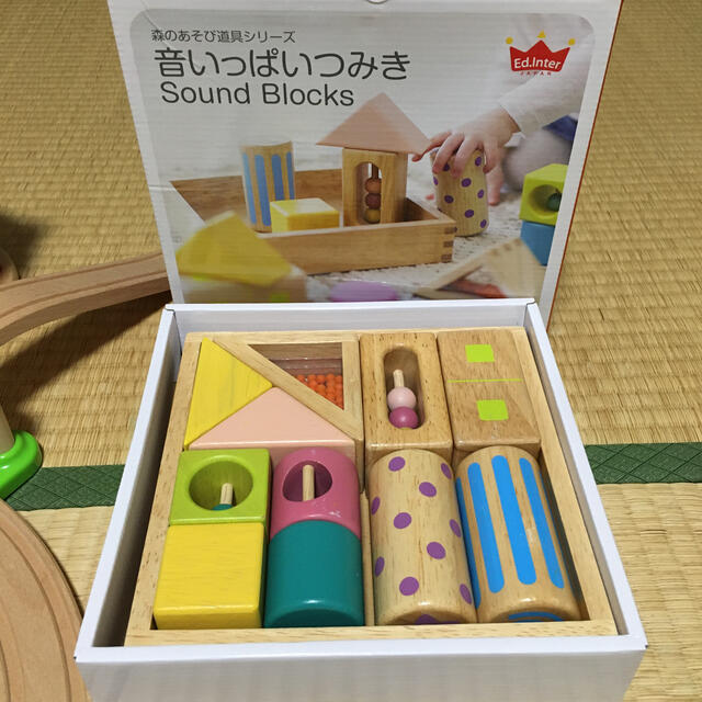 BRIO(ブリオ)の木　おもちゃ　BRIO Edute Ed.inter つみき　セット キッズ/ベビー/マタニティのおもちゃ(積み木/ブロック)の商品写真