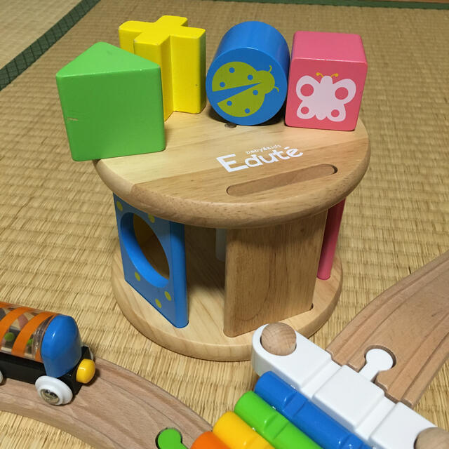 BRIO(ブリオ)の木　おもちゃ　BRIO Edute Ed.inter つみき　セット キッズ/ベビー/マタニティのおもちゃ(積み木/ブロック)の商品写真