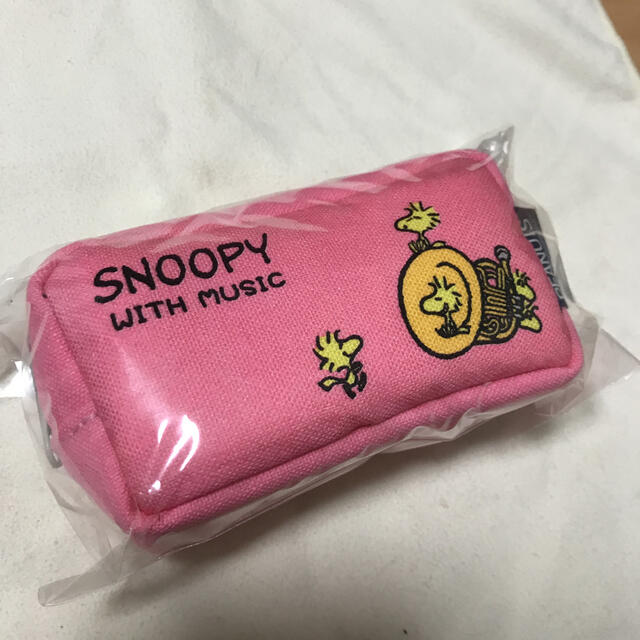 SNOOPY(スヌーピー)の【送料無料新品】スヌーピー　フレンチホルン用マウスピースポーチ　限定品　ピンク 楽器の管楽器(ホルン)の商品写真