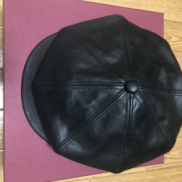 UNUSED(アンユーズド)のSOLARIS CLASSIC HORSE HIDE CASQUETTE メンズの帽子(キャスケット)の商品写真